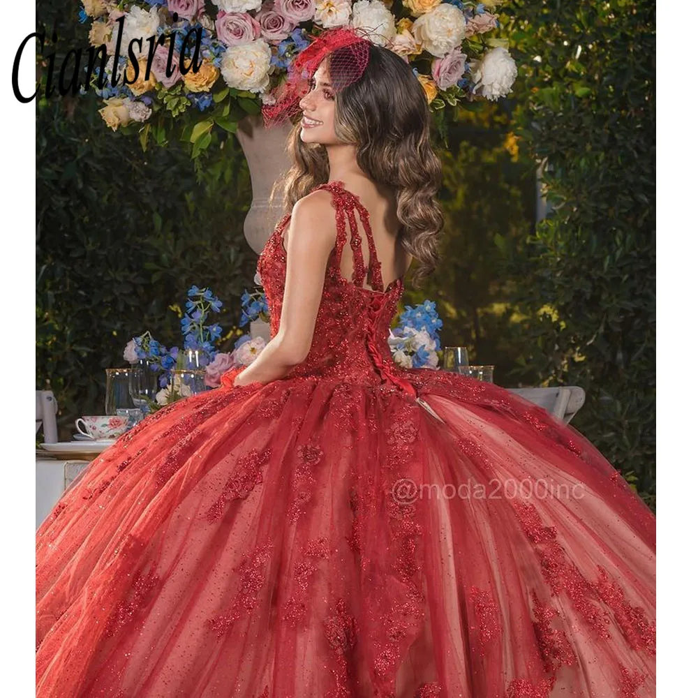 

Блестящее красное платье на одно плечо для девушек, милое платье принцессы 16 лет для выпускного вечера и свадебной вечеринки, платья xv лет