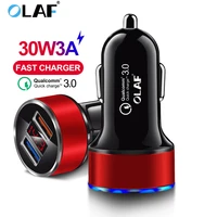 olaf qc 3 0 dual fast charger 5v 3 1a car charger for iphone 13 xiaomi samsung huawei supercharge usb phone charge adapter
