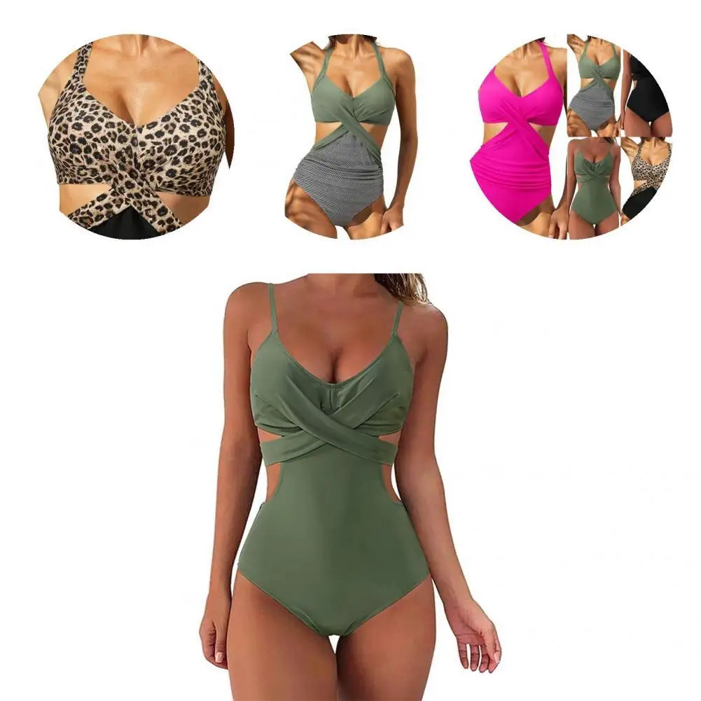 

Durable Swimwear Padded Wear Resistant Wire Free Tie Belt Design Bathing Suit