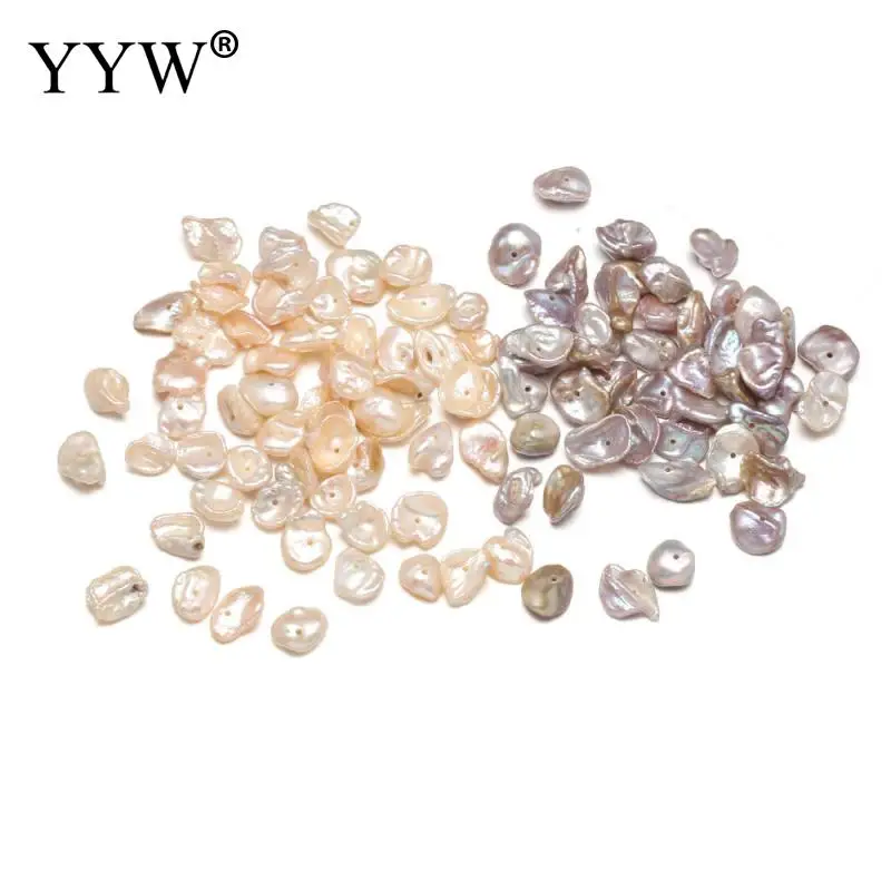 

10pcs 8-9mm Cultured Baroque Freshwater Pink/Purple Pearl Loose Beads Irregular Natural Stone For Women Jewelry Making Necklace