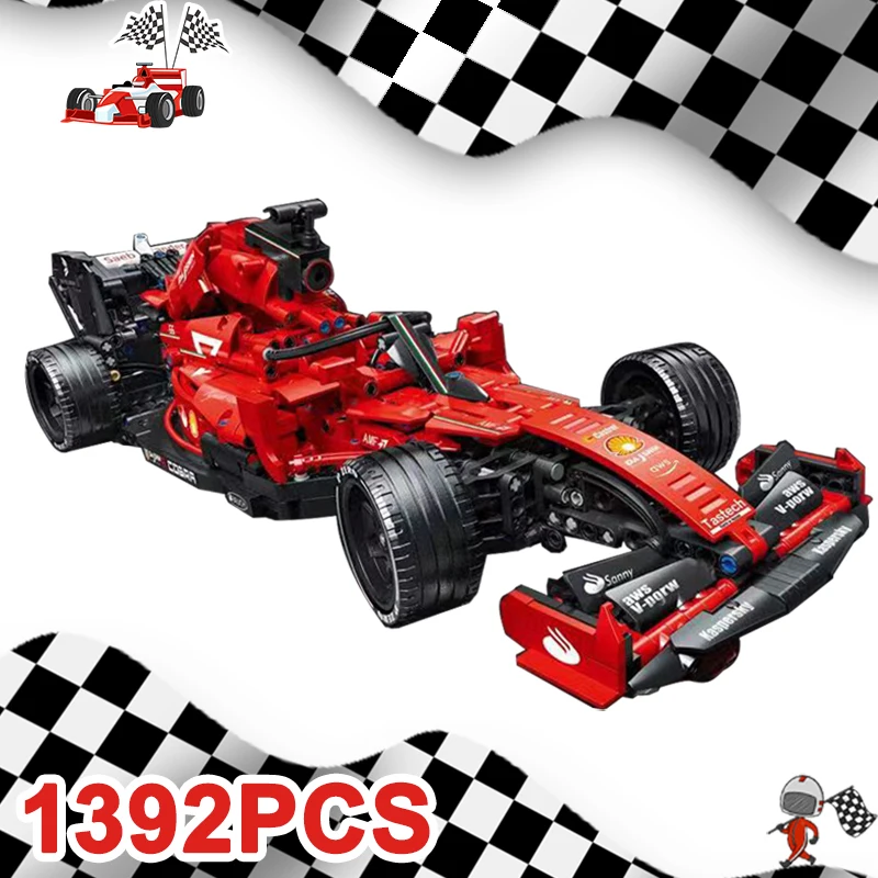 

Конструктор «Красная ФОРМУЛА F1» для мальчиков, 1392