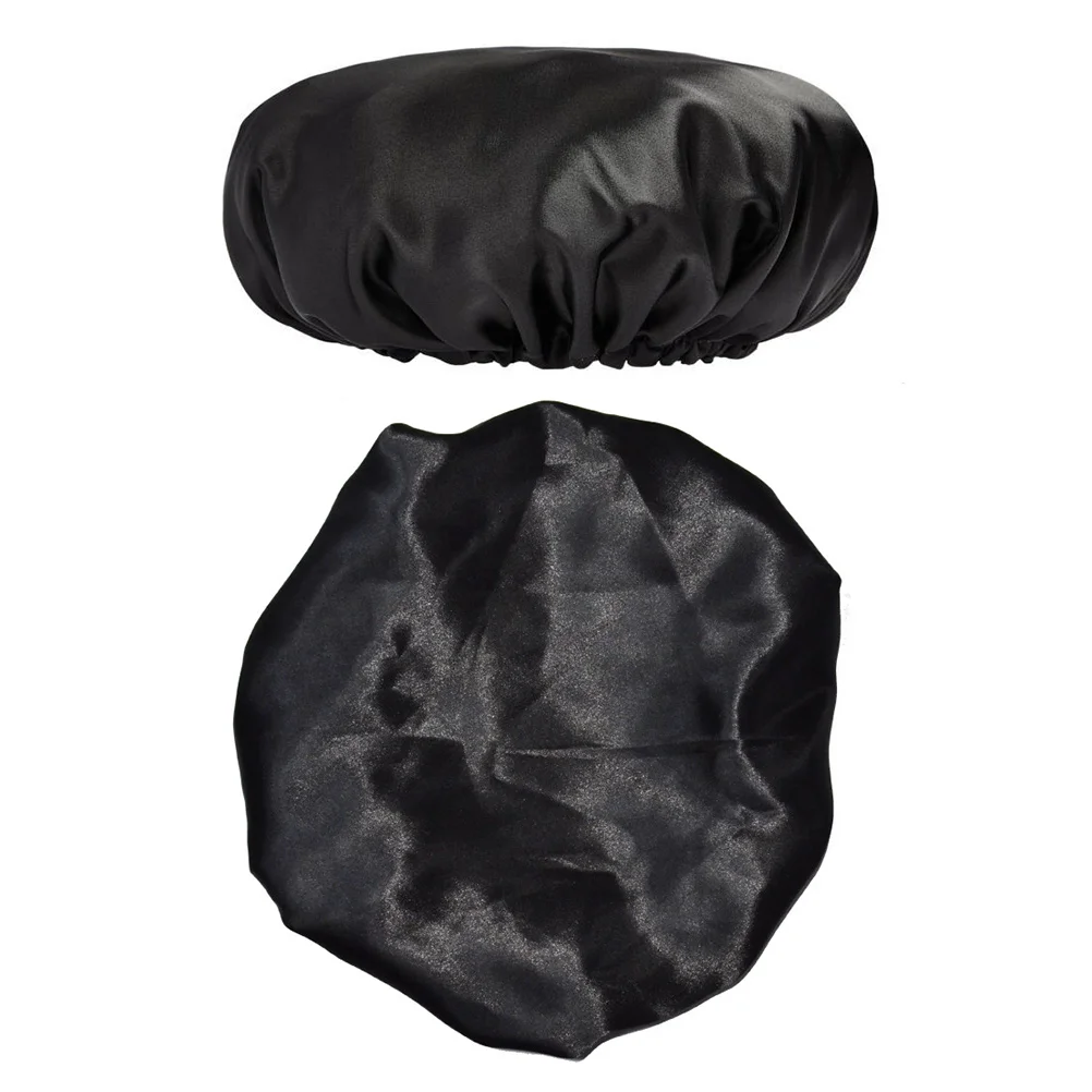 

2pcs Women Nightcaps Women Sleeping Hats Satin Hats Women Sleeping Hats