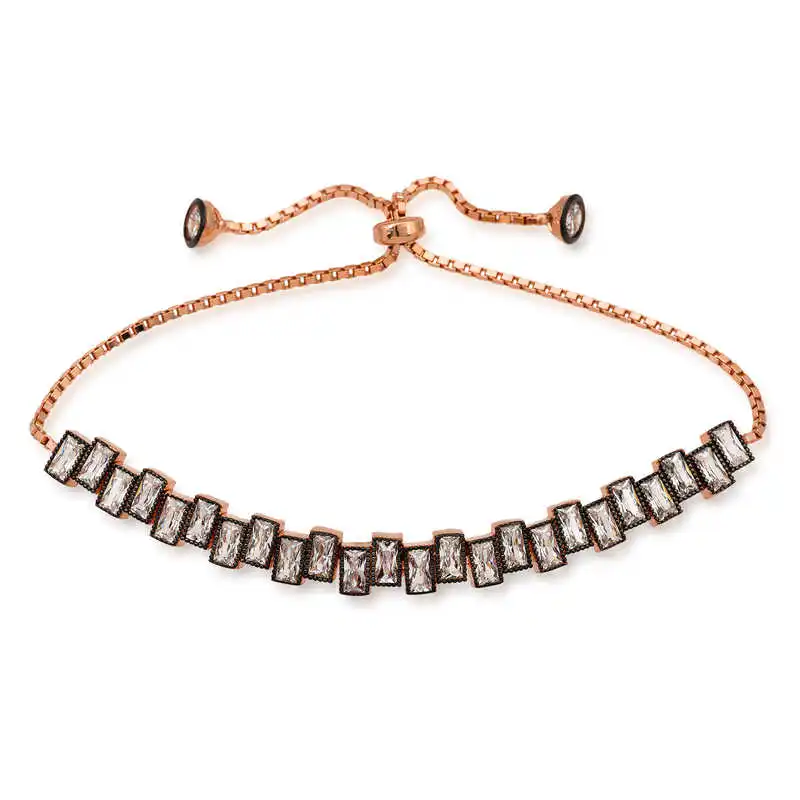 

Tevuli 925 пробы серебряный браслет с фианитами