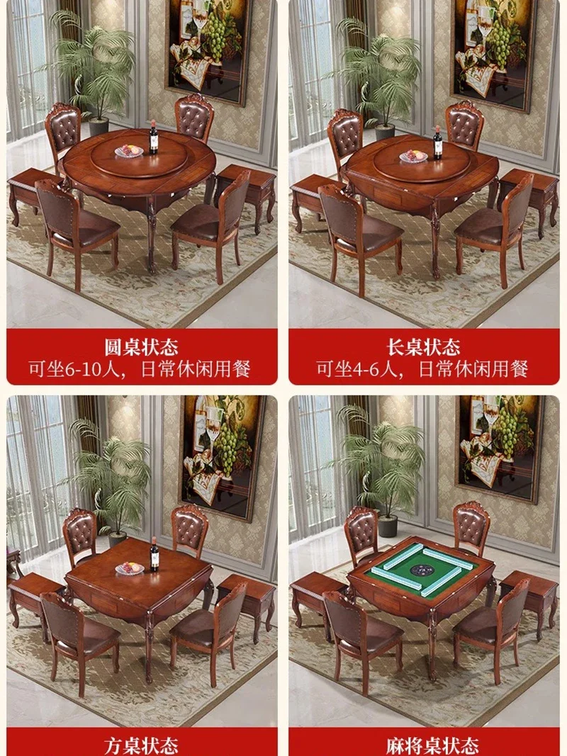 Роскошный деревянный обеденный стол складной подстаканник с электроприводом