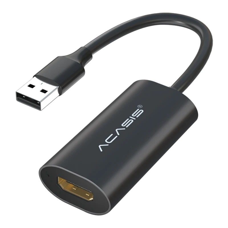 

Карта видеозахвата ACASIS с HDMI на USB2.0, 4K, 60 Гц