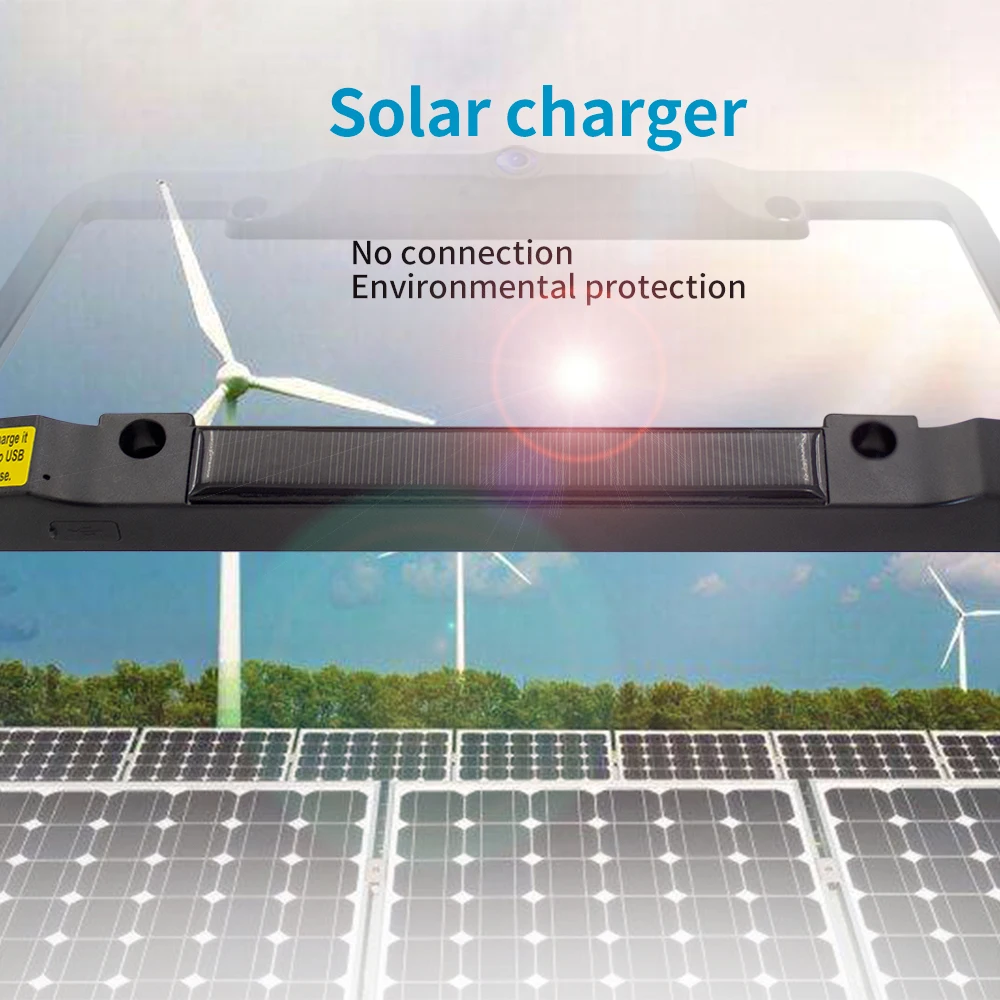 Беспроводная резервная камера на солнечной батарее цифровой сигнал монитор 4 3