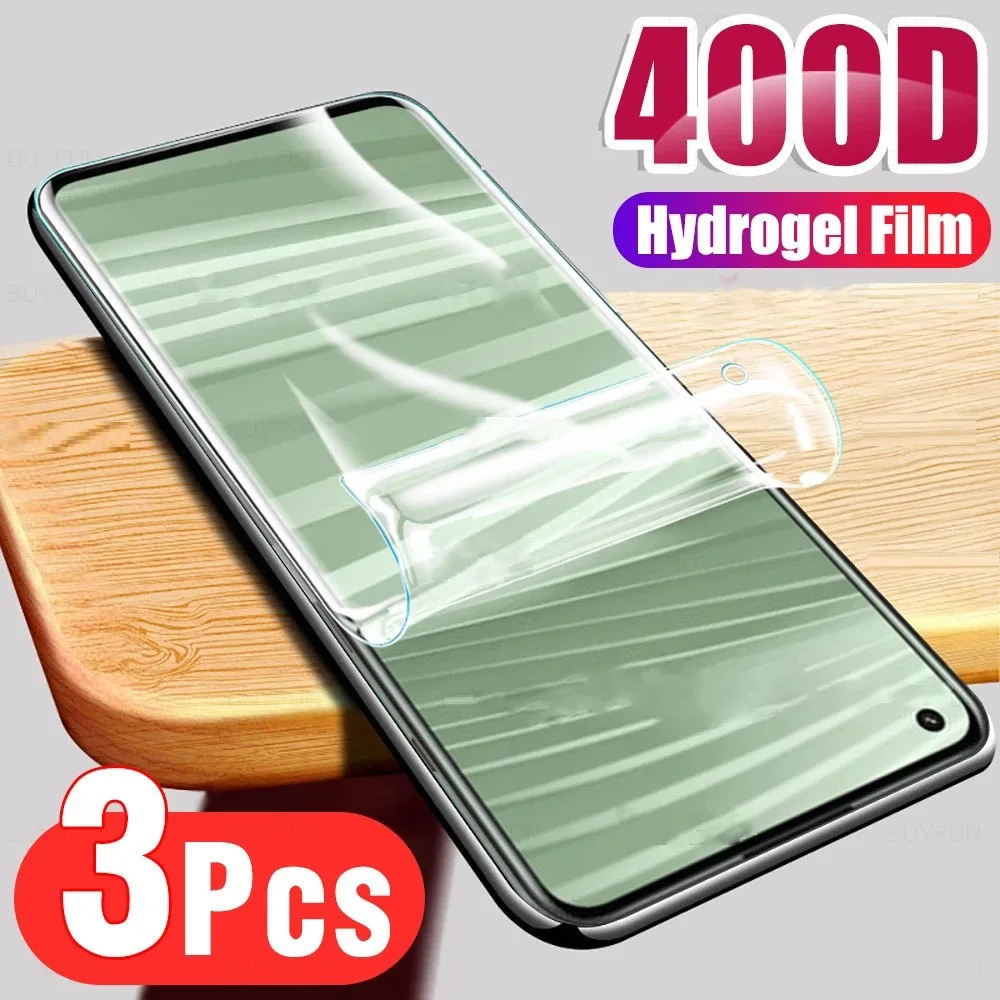 

3PCS Hydrogel Film for Realme GT Neo 3 2 Pro 8 9 7 C3 C21 C11 5G Screen Protector for Realme 8i 9i C25 C12 C15 C17 C2 C20 C35