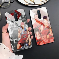 anime slam dunk phone case for oneplus 8 8pro 7t nord n10 n100 7 7pro 7tpro 8t 6 9 9pro 6t10pro 9r 9rt 5g tempered glass fundas