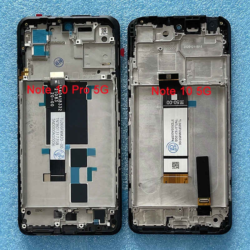 

Оригинальный IPS экран для Xiaomi Redmi Note 10 5G M2103K19G дисплей Сенсорная панель дигитайзер для Redmi Note 10 Pro (Китай) + рамка