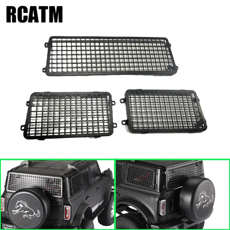 

Climbing Car Metal Three-dimensional Window Net for 1/18 RC Crawler Car Traxxas TRX4-M Bronco Upgrade Parts