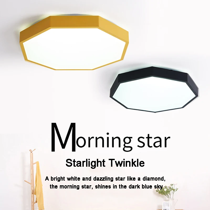 

50cm 36W Modern Nordic Living Room LED Ceiling Lamp Bedroom Study Balcony Entry Lighting Indoor Decorative Led Light Fixtures