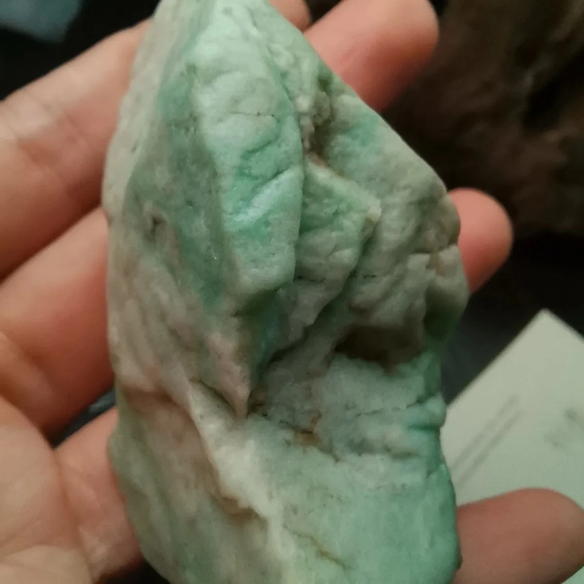 Natural Myanmar A Cargo Jade Wool Bulk Thick Pack Zhengyang Green Milk Base With Color Wool Raw Stone Carving Practice