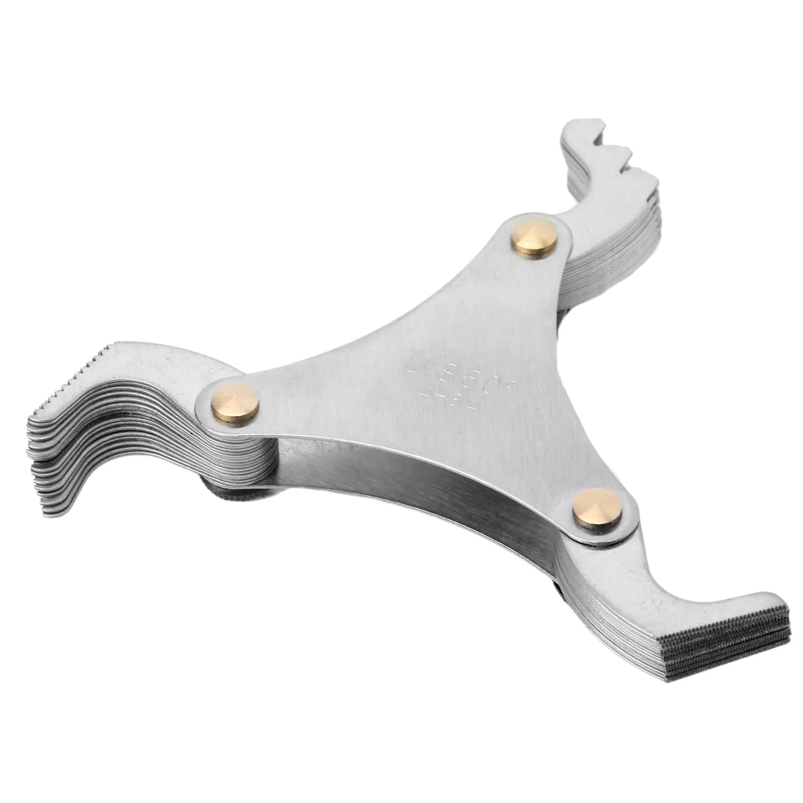 

1 Набор измерительный прибор для резьбы с американским шагом винта 51 шт.-в-1 Резьбовые лезвия 60 ° 4-84 дюйма проверяющие углы резки металла токарные станки