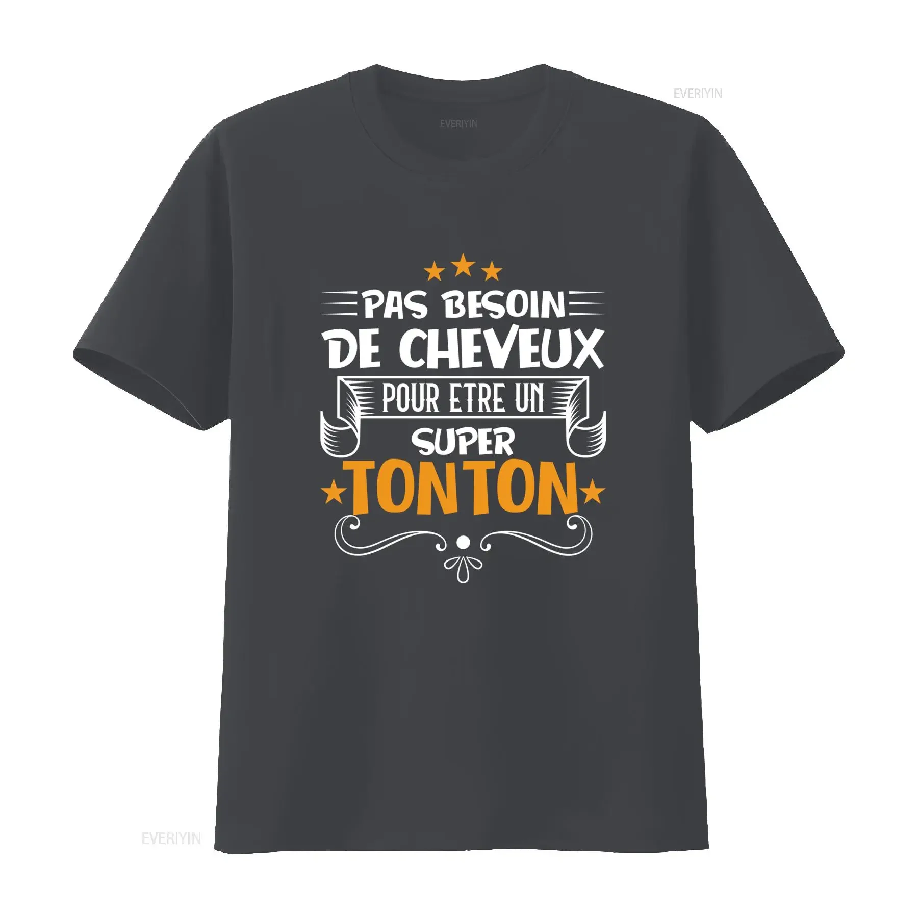 Фото Футболка Essentiel Pas Besoin de Cheveux Super Tonton винтажная, с эффектом потертости, эластичная, для повседневной носки, дизайнерская одежда в стиле стритвир №4