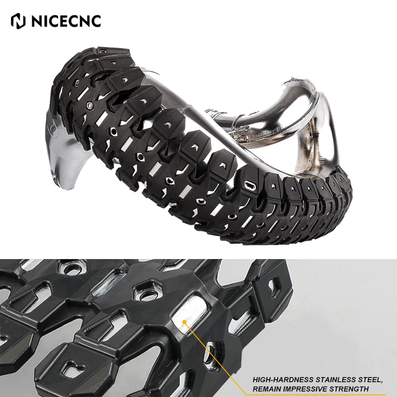 

NiceCNC For HUSQVARNA TC TX TE TEI 125 250 300 2014-2023 HUSABERG TE 250 300 2013-2014 Exhaust Shield Muffler Pipe Protector