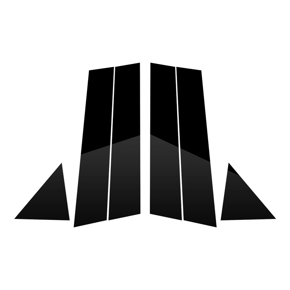 

6 шт., наклейки на автомобильные окна, двери, колонны B C, колонны, наклейки для Chrysler 300 2004-2010, аксессуары