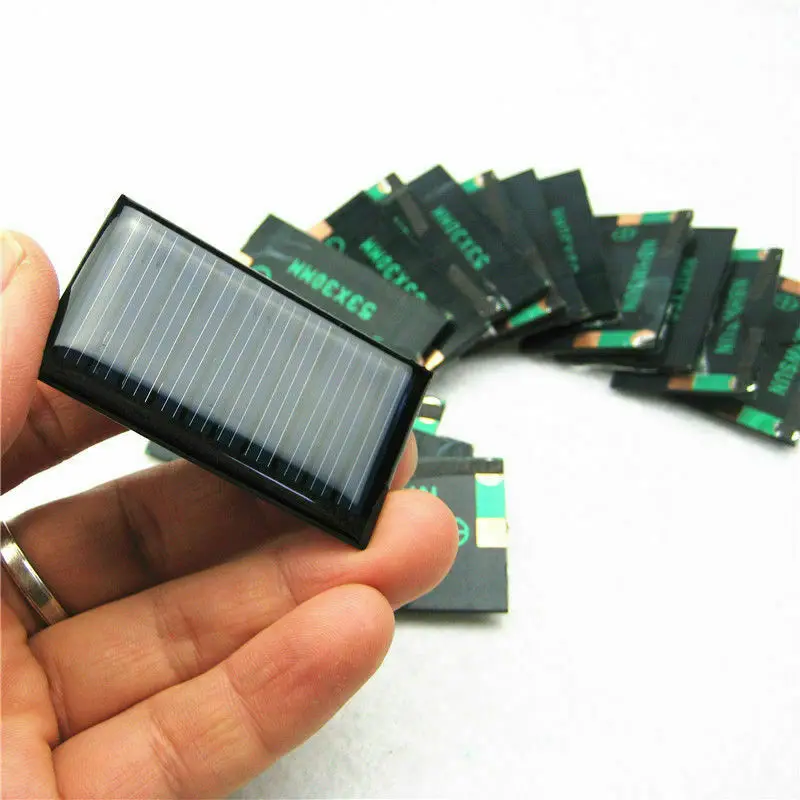 

New Wholesale 10Pcs/Lot DIY Toy 5V 30mA 53X30mm Micro Mini Small Power Solar Cells Panel Wholesale DIY Sun Panel