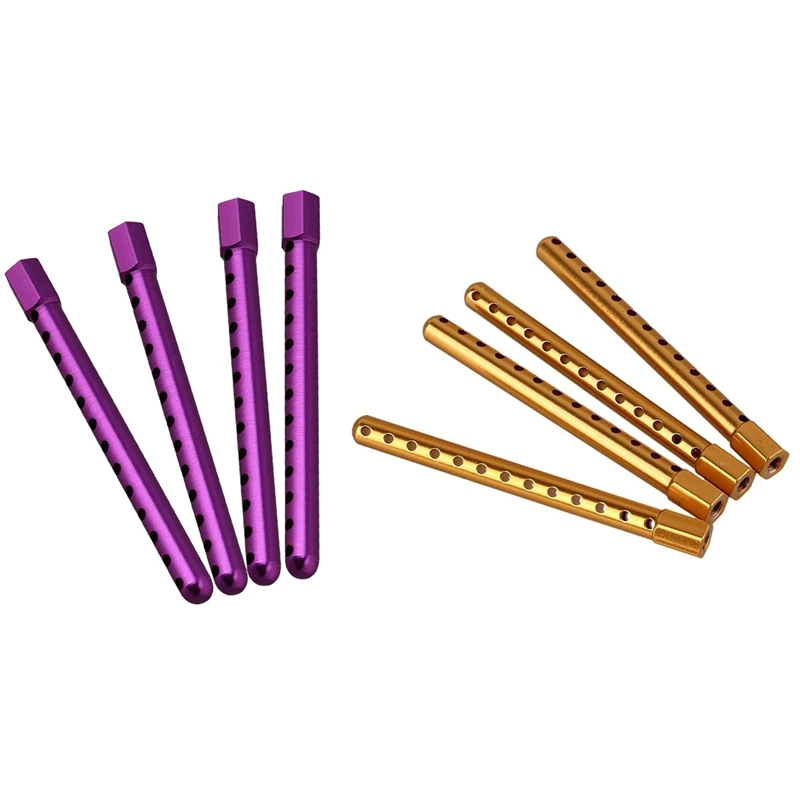 

8 шт., золотистые и желтые алюминиевые крепления RC1:10 для HSP дорожных гоночных моделей автомобилей