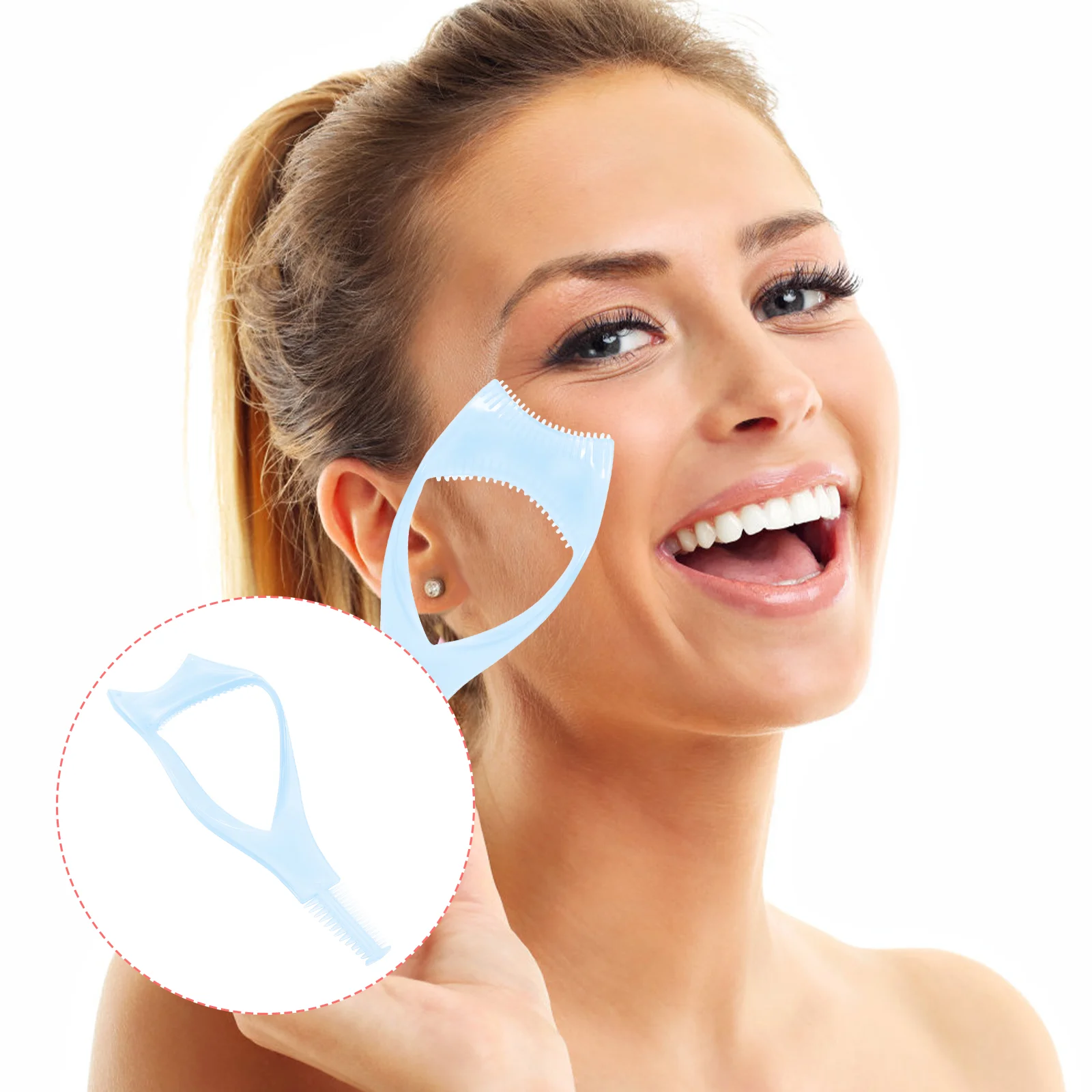 

Mascara Eyelash Shield Applicator Guard Lash Tool Makeup Comb Guide Template Stencil Eyeliner Eye Brush Upper Lower Eyebrow
