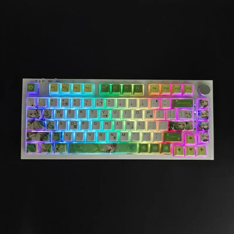 

Stable Molecular Structure Mechanical Keycap Not Easy To Oil 139 Key Exquisite Keyboard 6u7u Keycap Comfortable 139 Key Keycap
