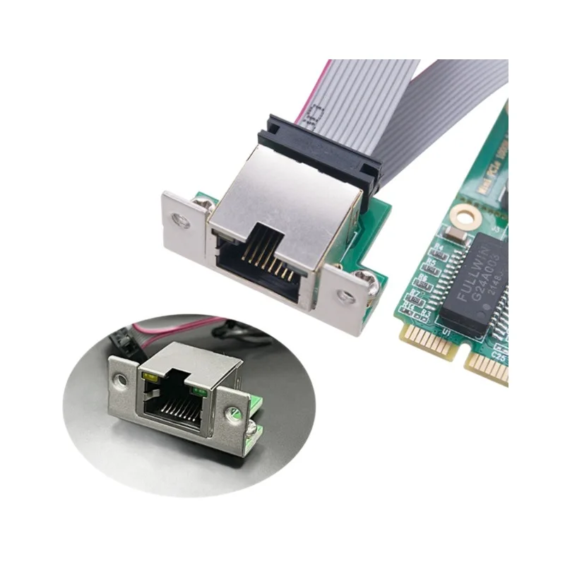MPCIe Mini PCIe гигабитная сетевая карта для настольного ПК 1000M проводная RTL8111H/F