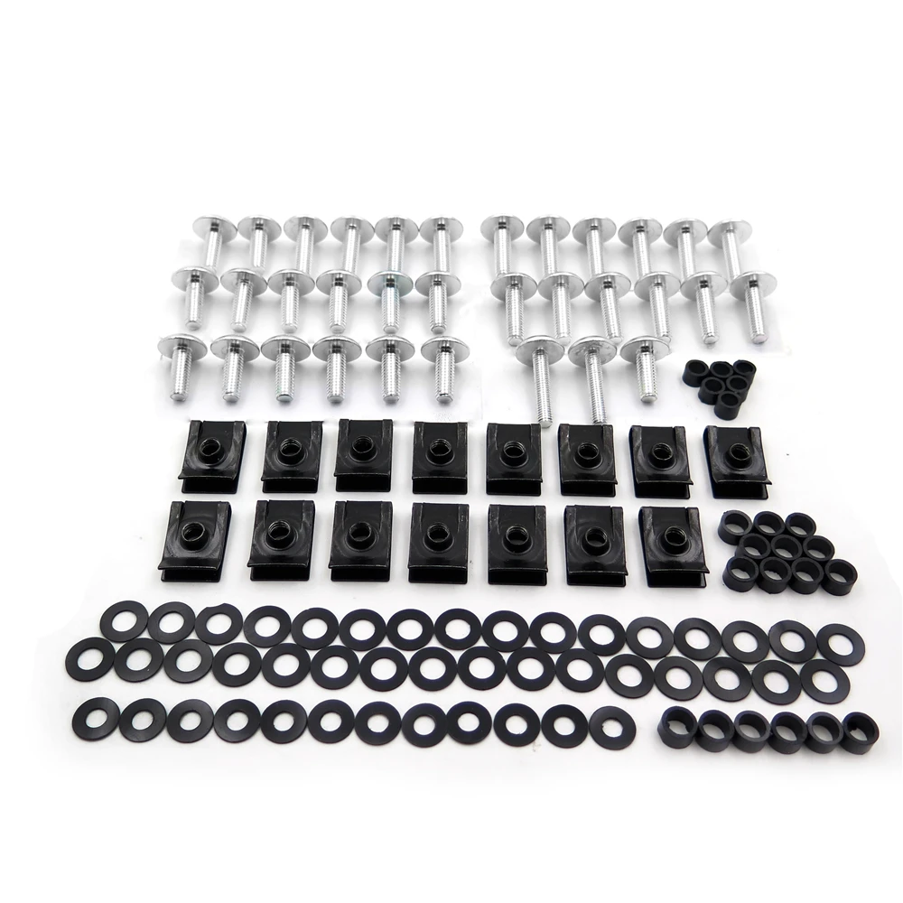 

Бесплатная доставка, запчасти для мотоциклов, Комплект болтов и обтекателей, крепежные зажимы, винты для Yamaha YZF R1 2002-2003, серебристые