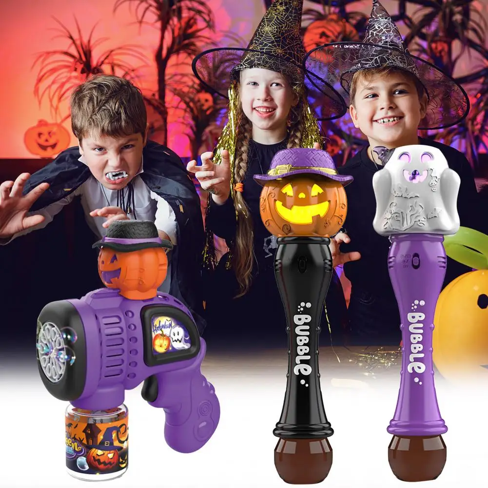 Пузырчатая палочка для Хэллоуина пузырчатая игрушка детей малышей тыква призрак