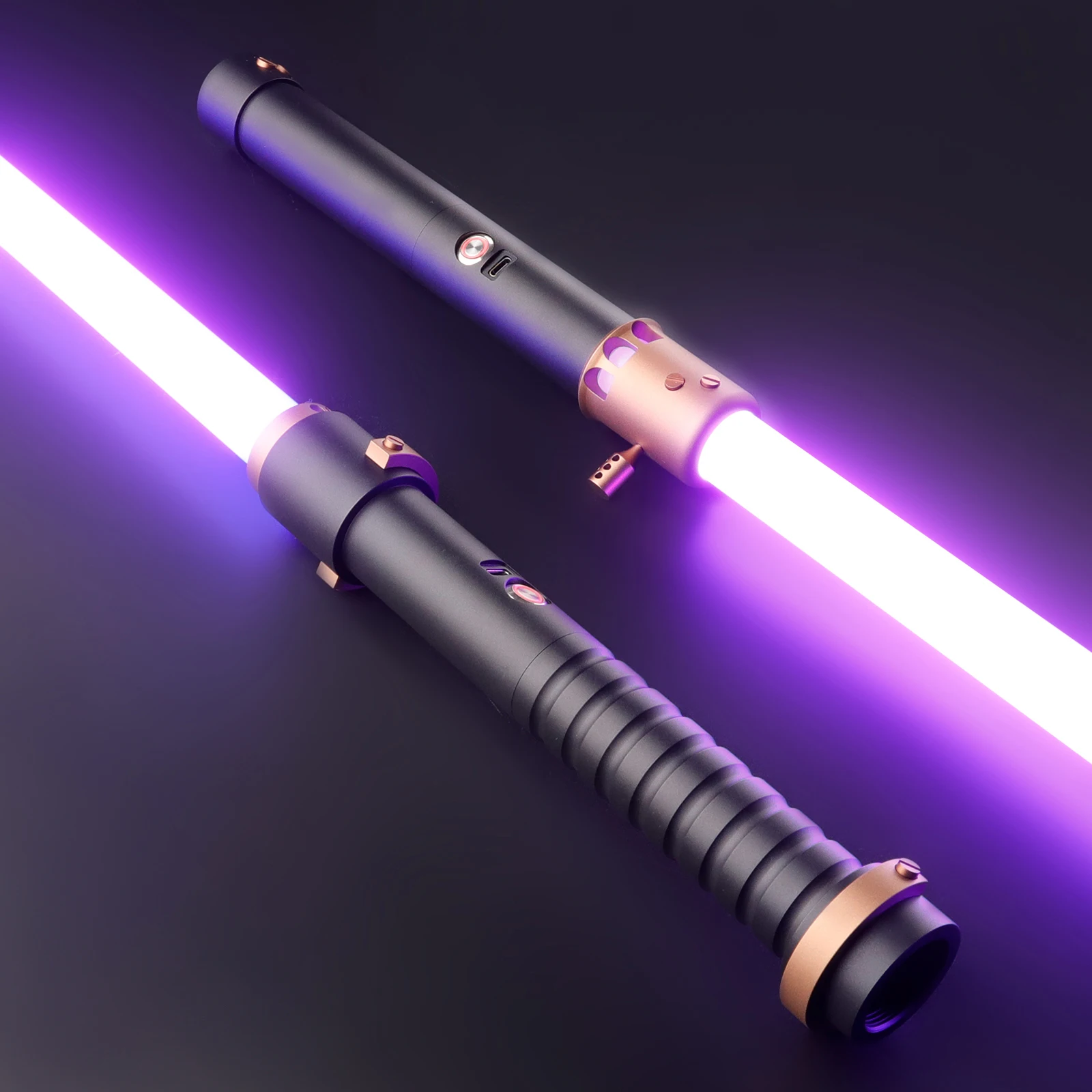 

PunkSaber Original RGB Lightsaber 12 Set Sound Fonts Smooth Swing Steampunk Promise Discoloration Style Pixel Saber Glow Toys