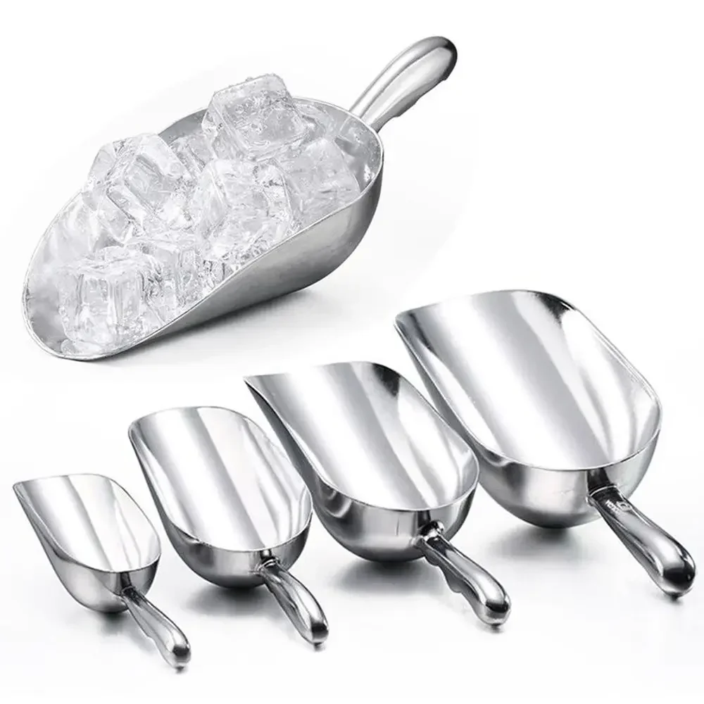 Совок для кубиков льда из нержавеющей стали бар шведский стол кухня специй