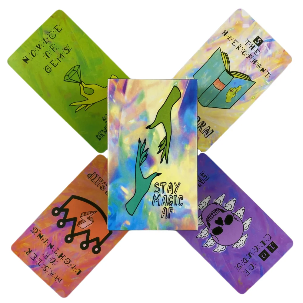 Новинка призматическая колода Таро карты полная версия для карточных игр