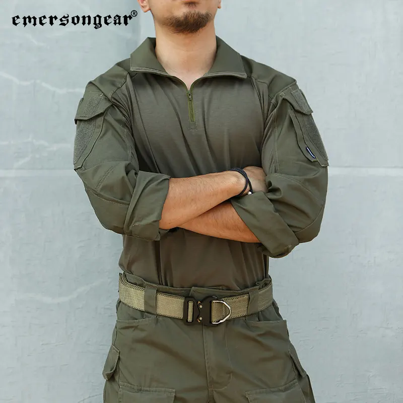 Фото Emersongear обновленная версия G3 боевая рубашка тактические Мужские BDU спортивные облегающие рабочие Топы подлинные треккинговые охотничьи походы №2
