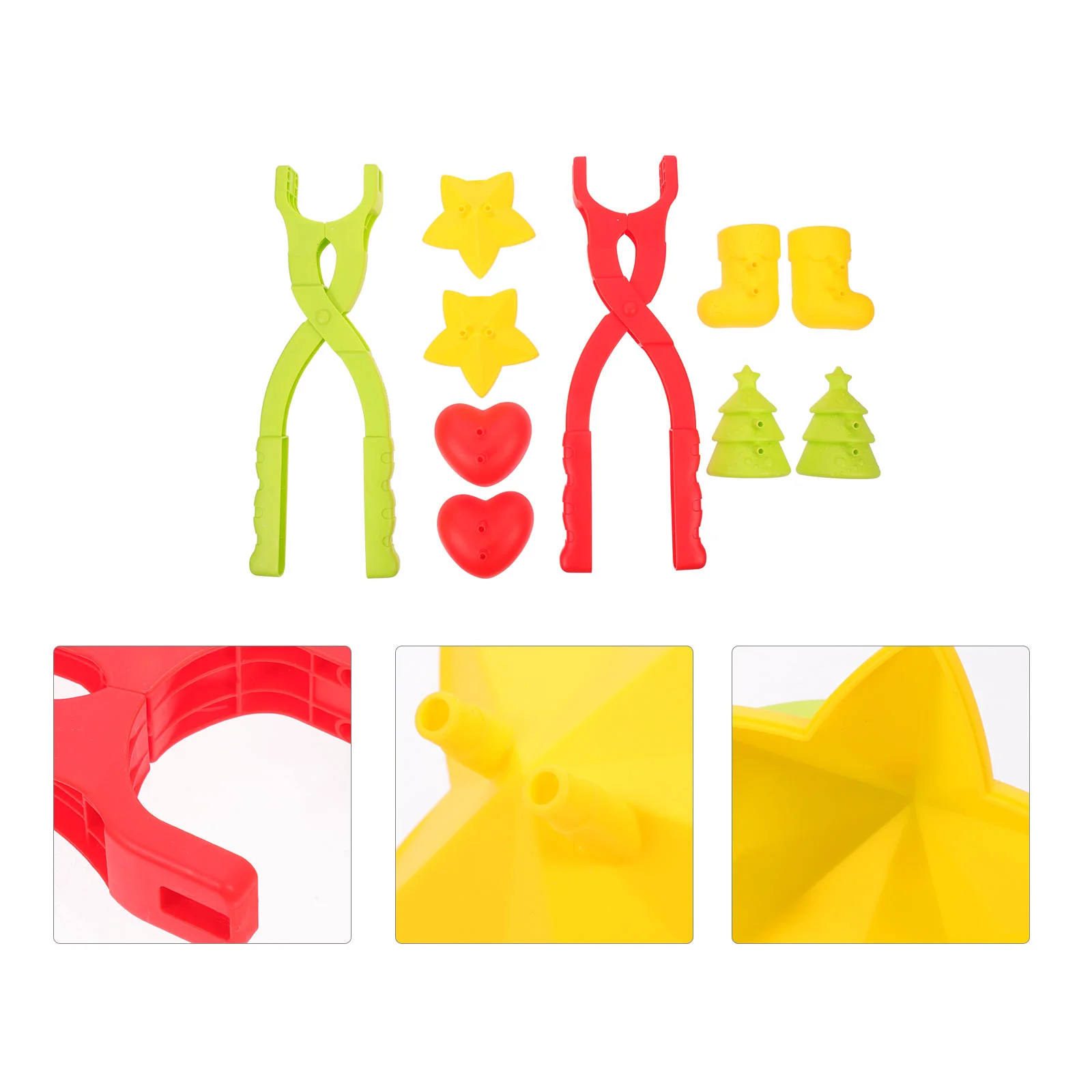 

1 Набор, Детские снежки-клипсы