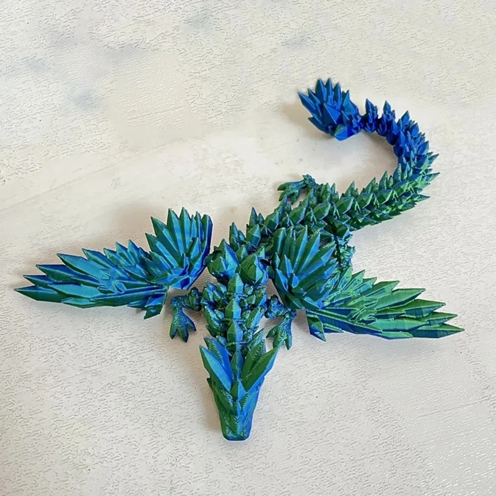 Многоцветный 3D принт динозавра летающий дракон орнамент домашние поделки