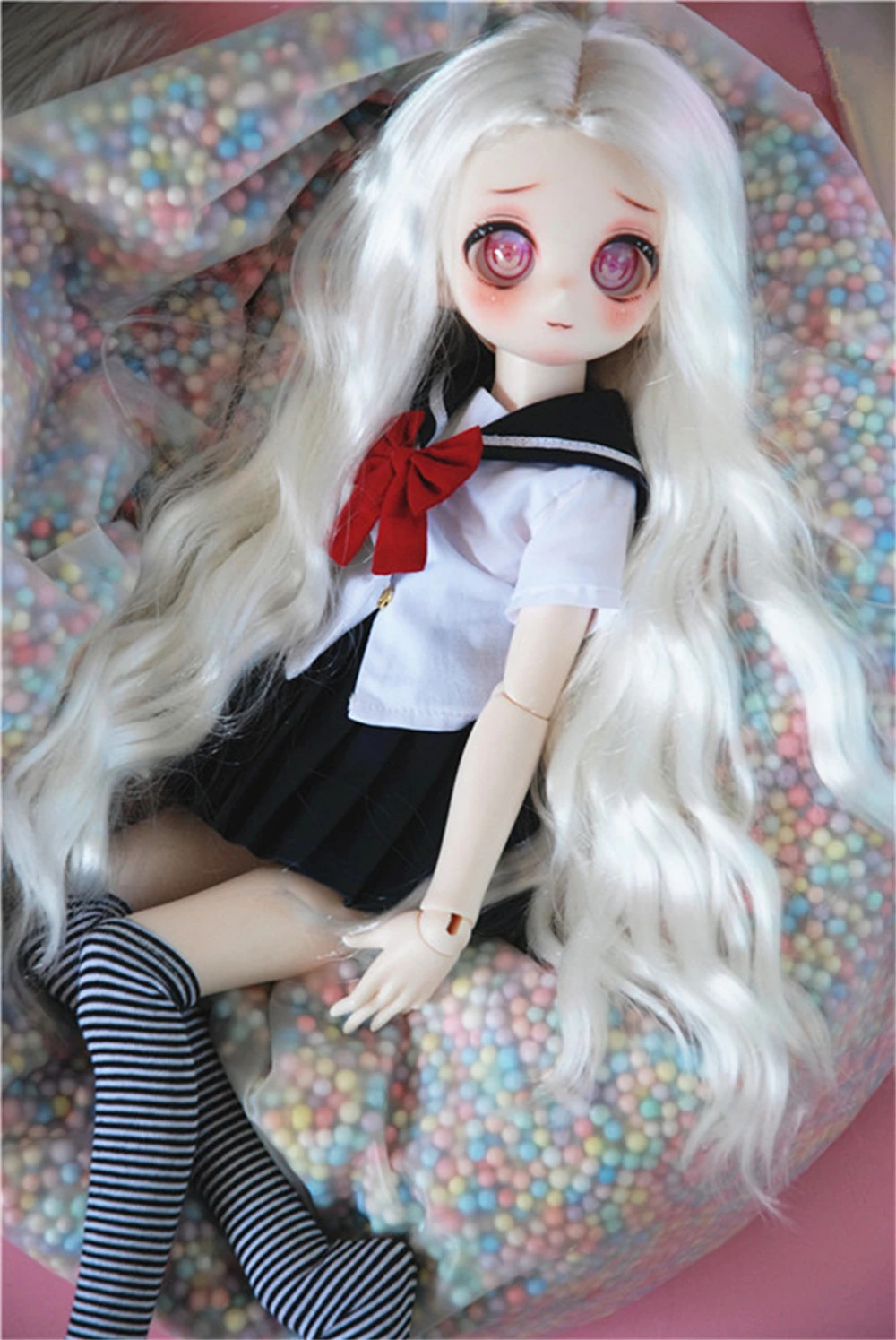 Парик для шарнирной Куклы подходит универсальных кукол 1/3 1/4 размера среднего из