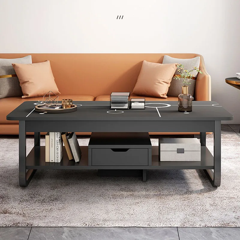 

Rectangular Storage Coffee Tables Living Room Luxury Premium Novelty Coffee Tables Nordic Modern Cabeceros Home Furniture