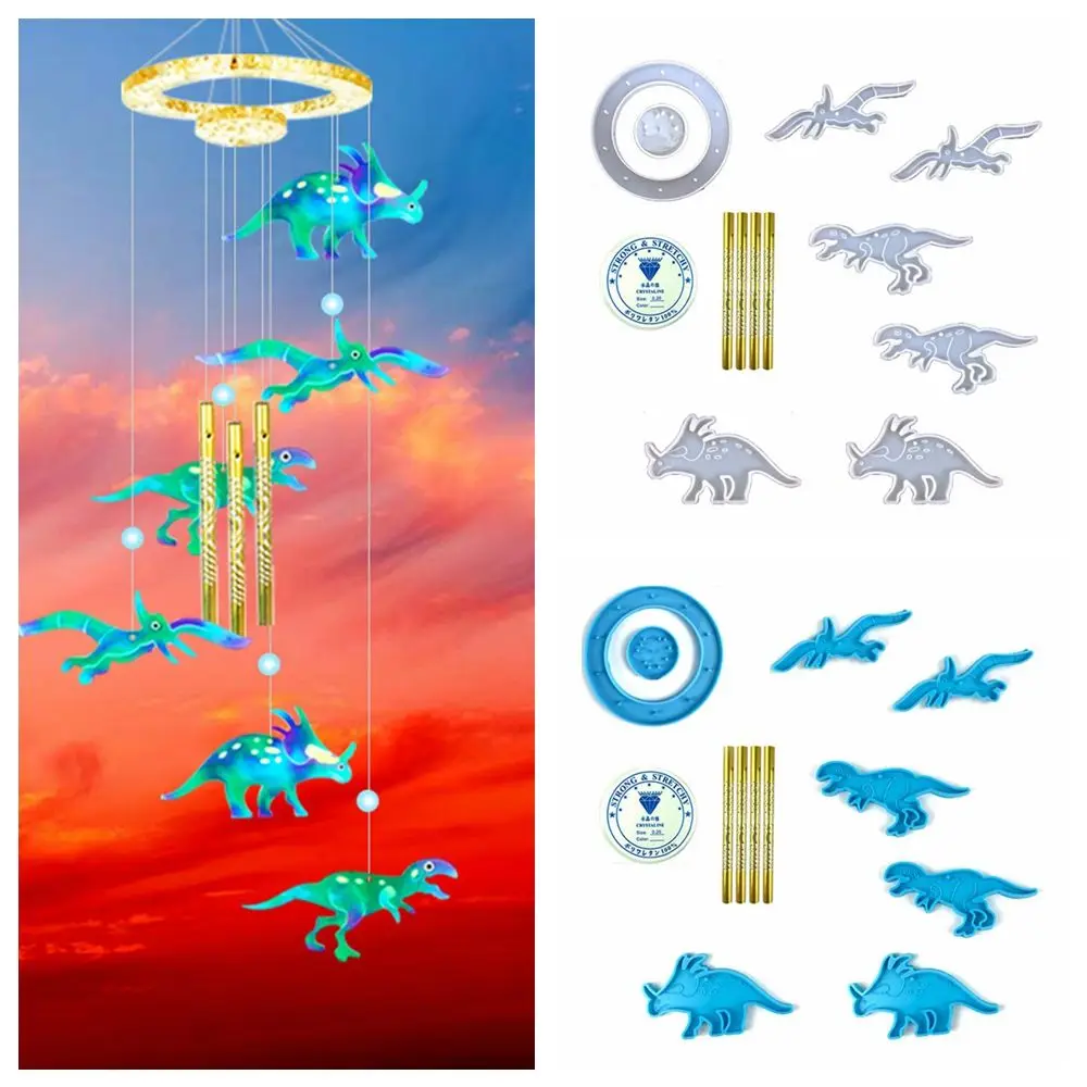 

Wall Decoration Wind Bell Epoxy Molds Resin Casting Elephant Windchimes Silicone Kit Wind Chimes Resin Mold