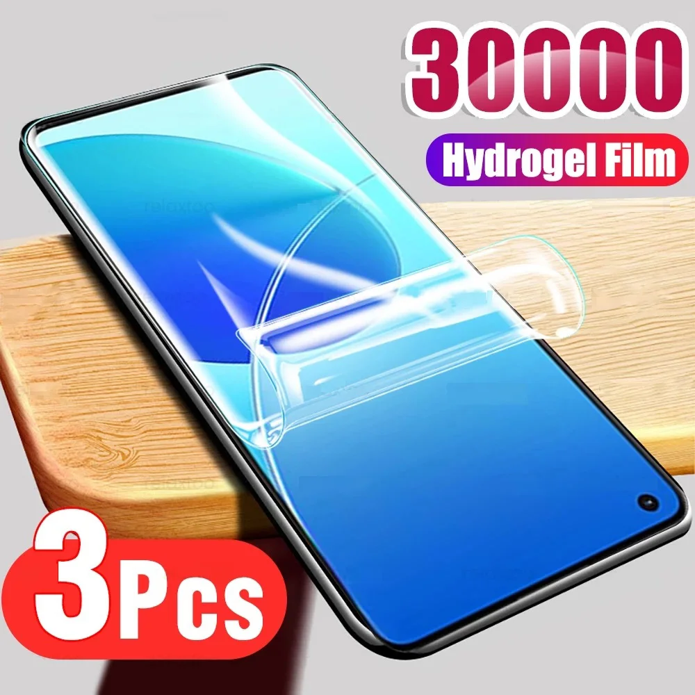 

3PCS Hydrogel Film For OPPO Reno 7 8 6 5 Lite 7Z 8Z 8T Reno8 T 4G 5G Screen Protector On For OPPO Reno 9 8 7 6 5 Pro Plus Film