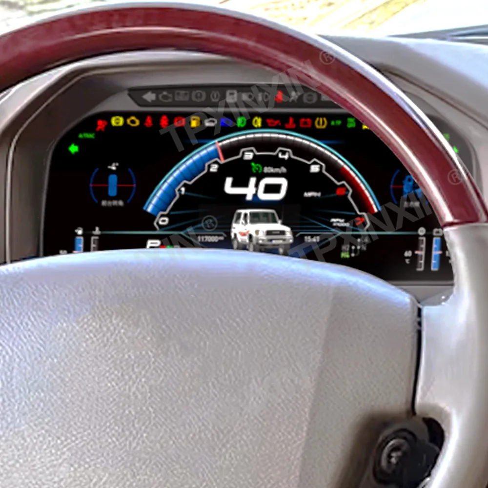 Цифровая приборная панель для Toyota LC70 LC71 LC76 LC78 LC79 2007-2024 Android Автомобильный