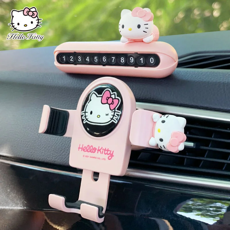 Автомобильный держатель Hello Kitty Gravity для телефона с креплением на вентиляционное
