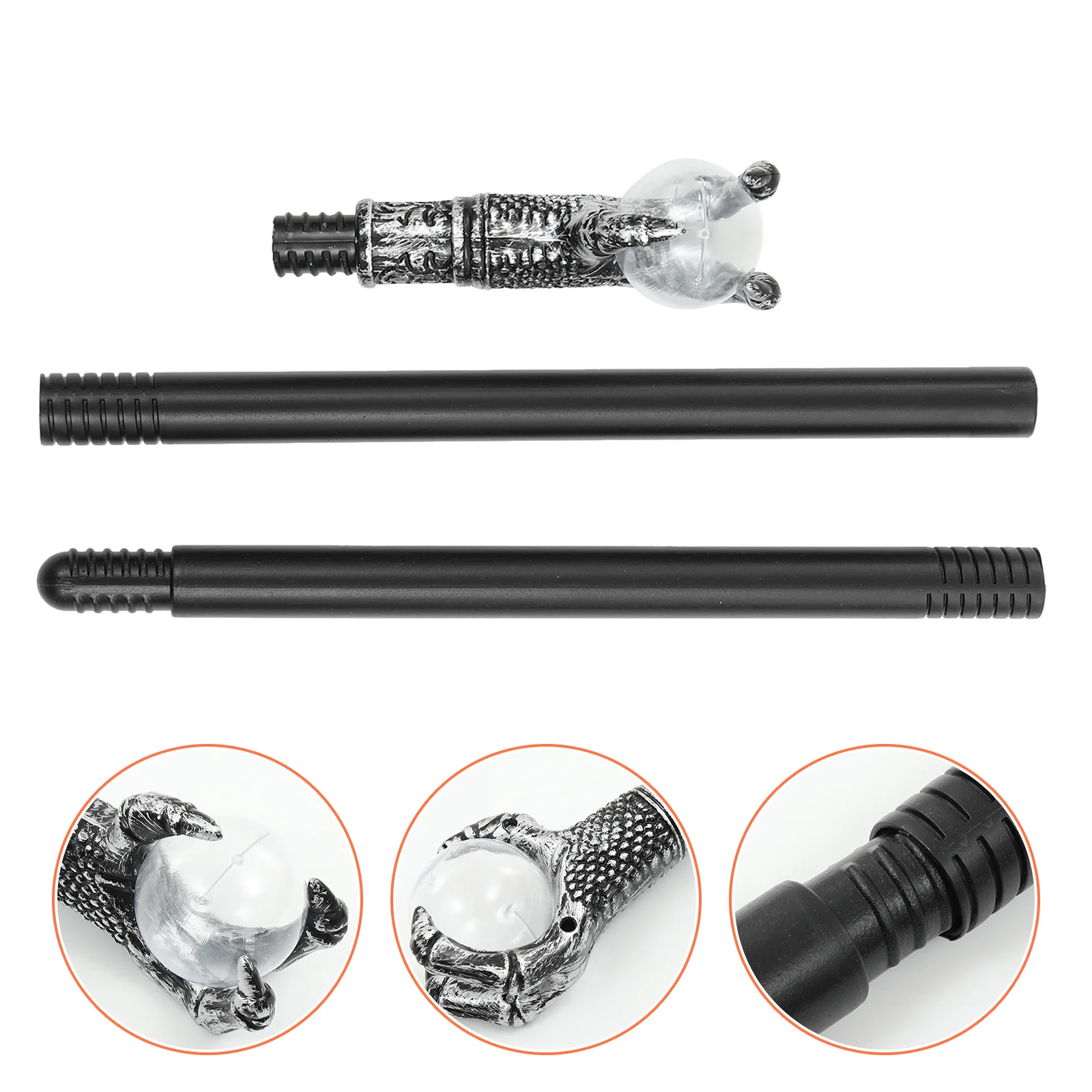 

Decorative Costume Walking Cane Portable Scepter Festival Costume Accessory
