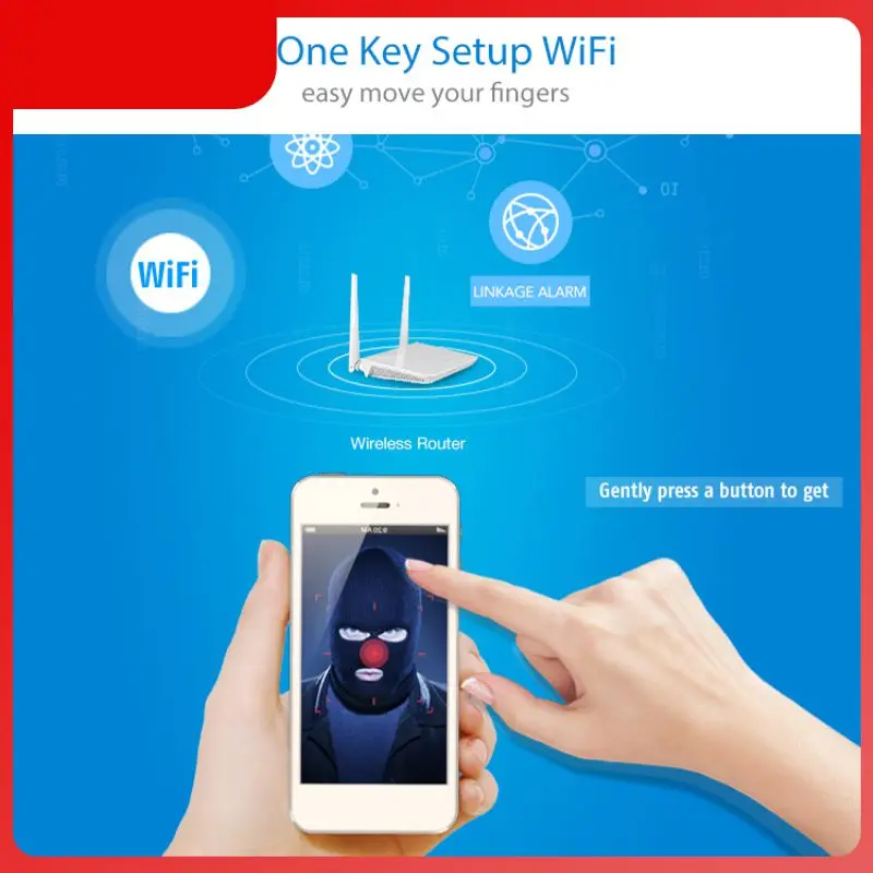 

Ip-камера видеонаблюдения с функцией ночного видения, Wi-Fi, 1080p