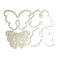 4 tier butterfly metal cutting dies handmade stencil mold embossing pattern for children adults diy crafts projects