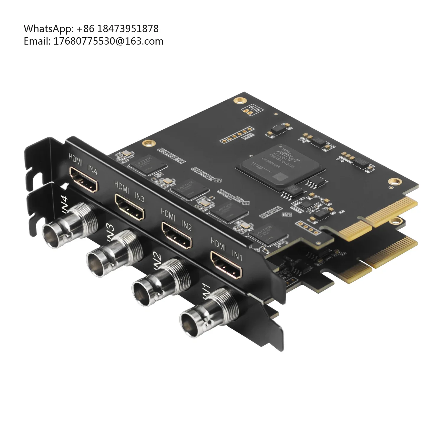 UC3540H Игра 1080p60 Vmix OBS Потоковая передача Win10 Linux 4-канальная карта видеозахвата HDMI PCIe