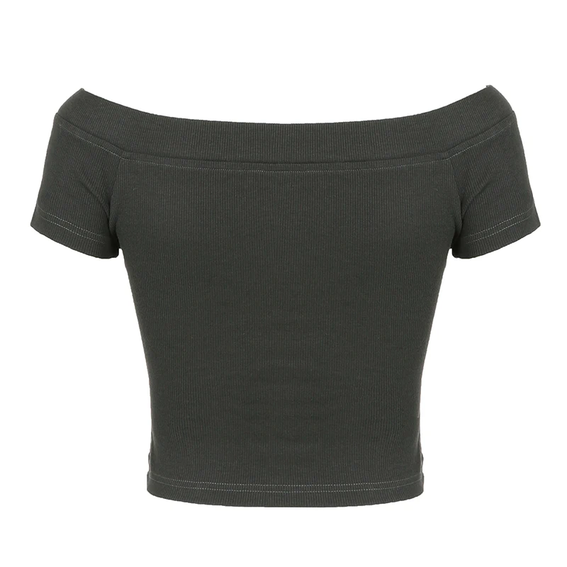 Rapcopter Y2k Винтажный Топ С Принтом Женская Футболка Короткими Рукавами И Вырезом