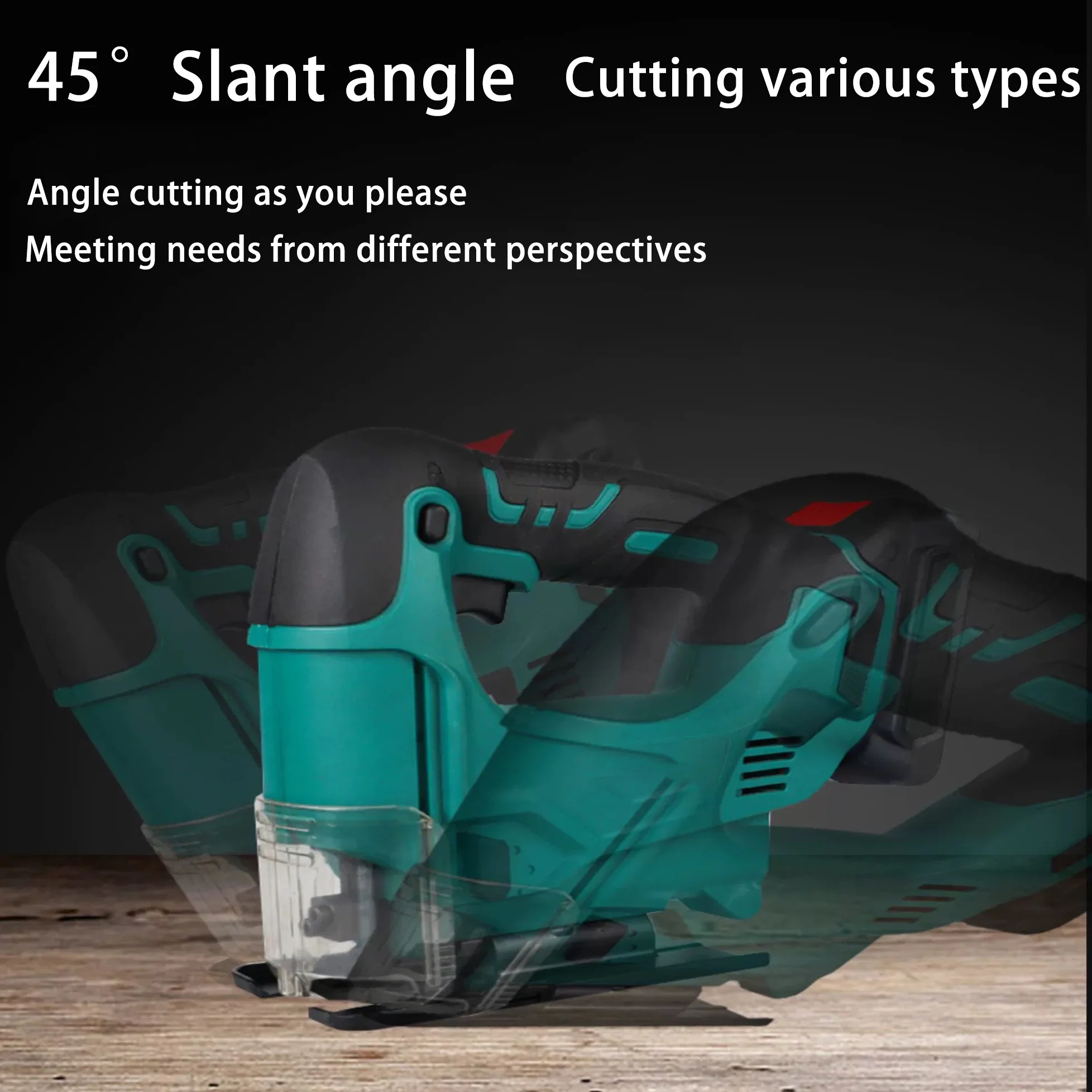 LYUWO Литиевая Электрическая Изогнутая Пила Универсальная Режущая Прокрутка Для