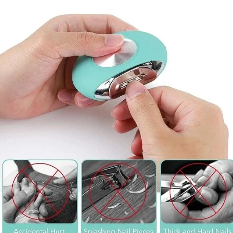 

Electric Nail Clipper Automatic Nail Clipper Trimmer Cutter Nail Scissors Anti-Splash Nail Machine Manicure Machine Nails Drill