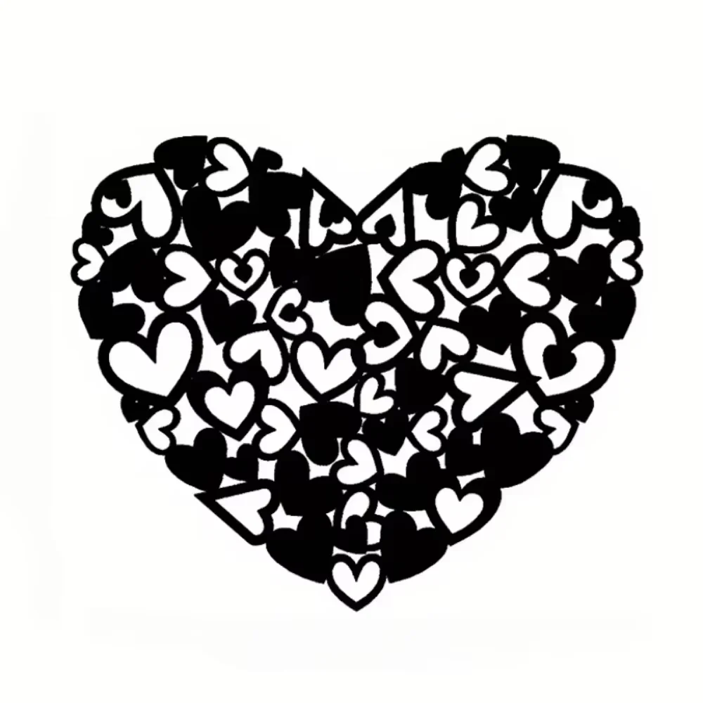 Очаровательное сердце металлического настенного искусства: прекрасный домашний