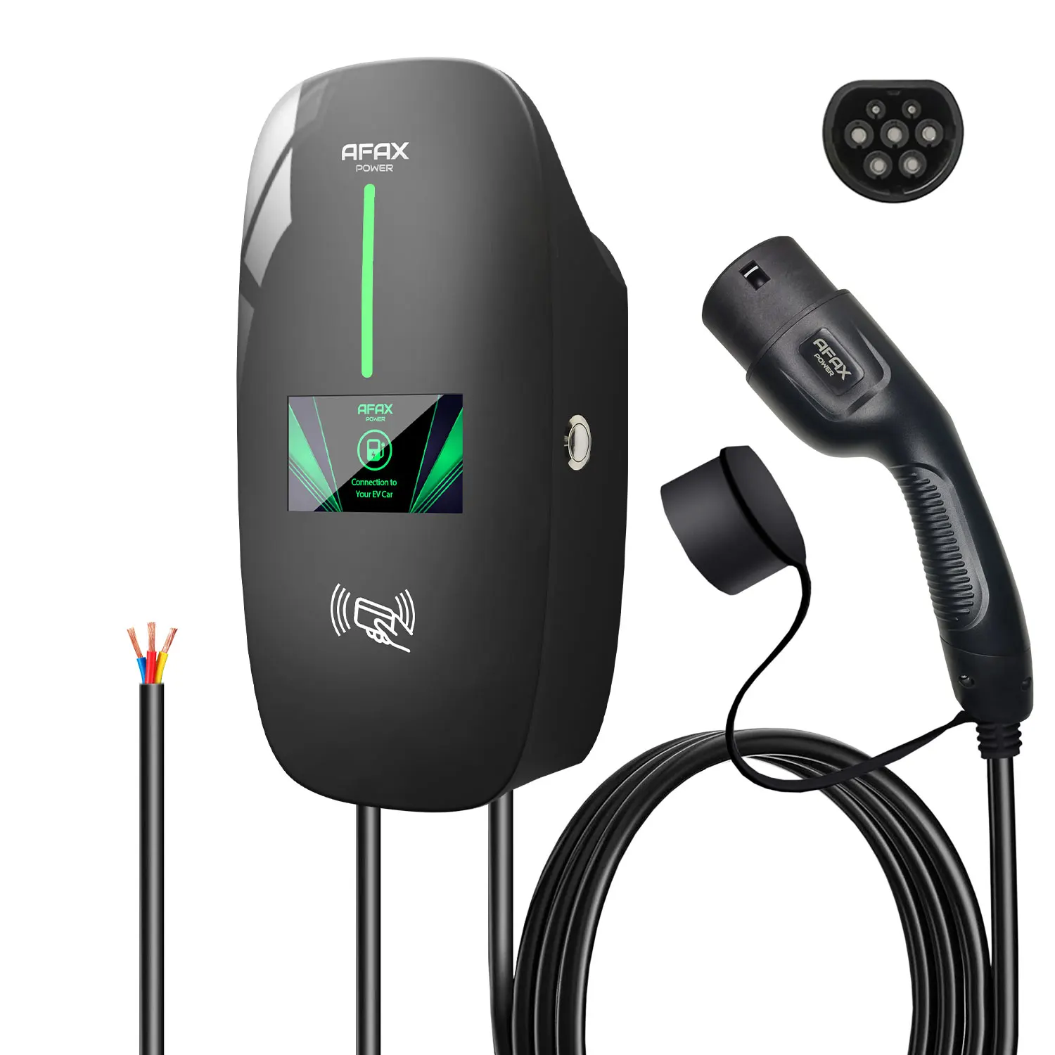 Новые энергетические детали автомобиля GB/T 7 6 кВт 11 22 EV 16A Зарядная станция