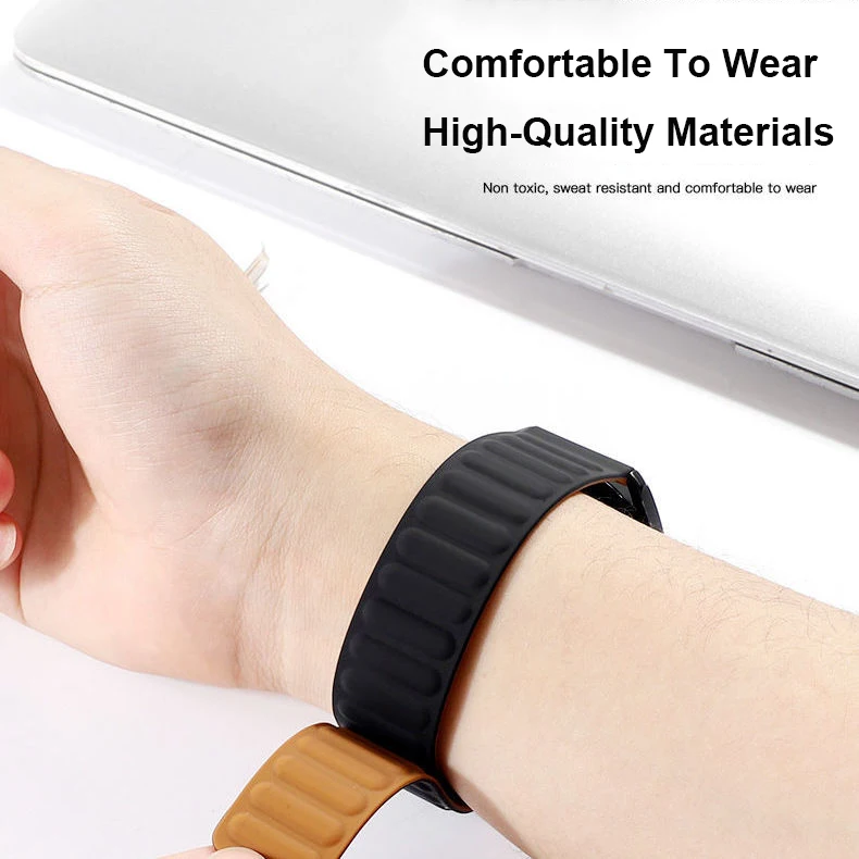 20mm 22mm watch strap for samsung galaxy watch 3 46mm 42mm silicone magnetic band active 2 strap bracelet for huawei watch gt 2 free global shipping