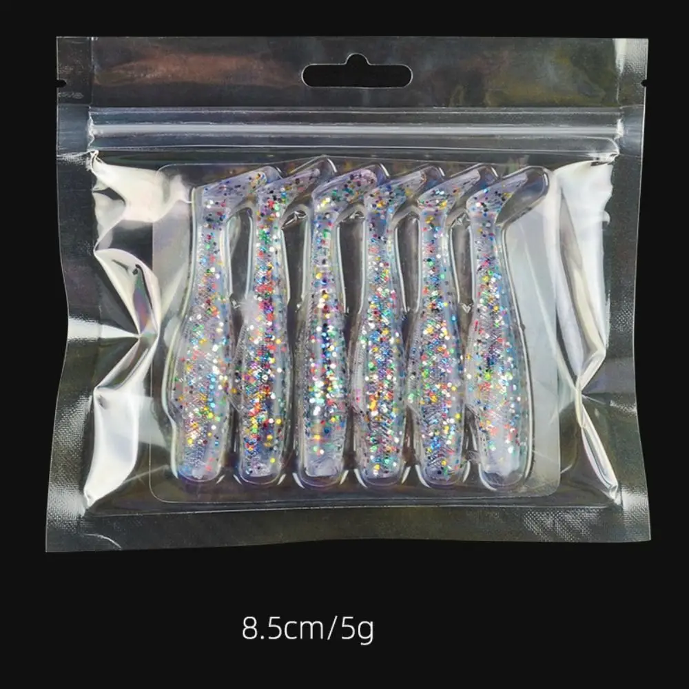 Плавающие приманки с Т-образным хвостом 1 упаковка 6/8 5 см набор мягких